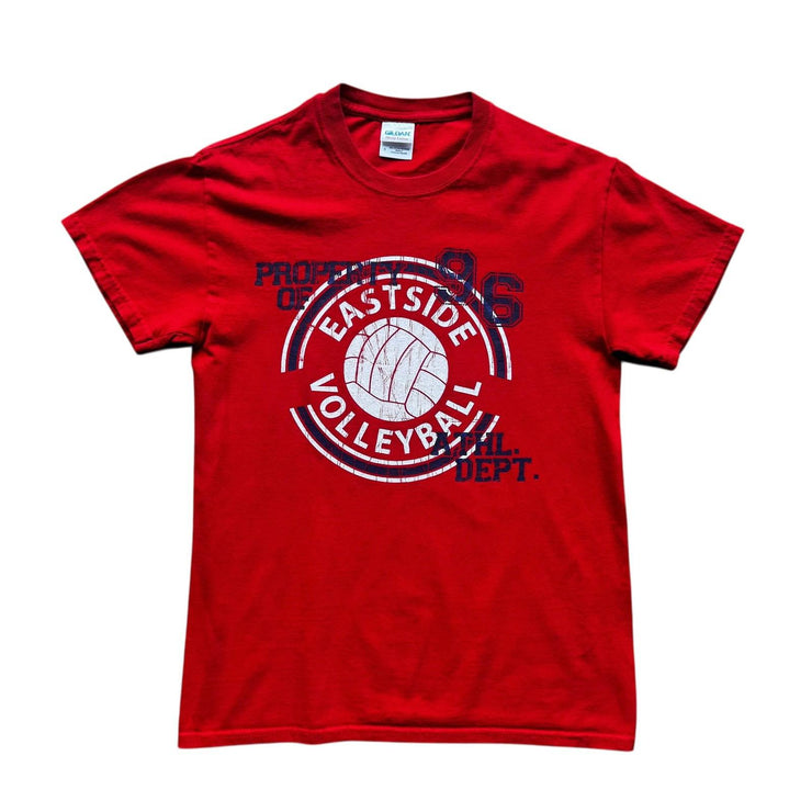 Property of Eastside Volleyball Red Graphic T-Shirt Size Small