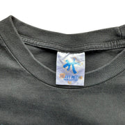 Vintage Single Stitch Old Master Q Hong Kong Black Graphic T-Shirt Size Medium