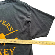 Kooper's Hockey Dog Men's Black Graphic T-Shirt Hanes Size Men's Large
