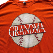 GRANDMA Orange Graphic T-Shirt Size 3XL