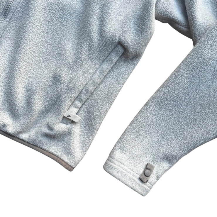The North Face White Full Zip Fleece Jacket Size Women&