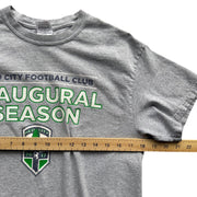 Med City Football Club 2017 Grey Graphic T-Shirt Size Medium