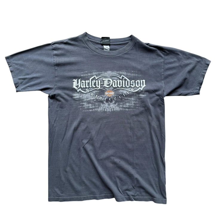 VTG Harley Davidson Y2K Grunge Biker Graphic T-Shirt Firebird Size Large