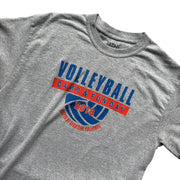 Volleyball Camp & Fun Day Grey Graphic T-Shirt Size Medium