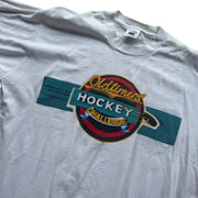 Vtg Old Timer's Hockey Challenge Tour 1995 White Single Stitch Graphic Tee XL
