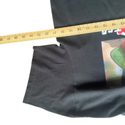 Poetic Justice Tupac Black Men's Graphic T-Shirt Ripple Junction Size Large