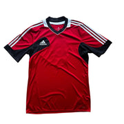 Adidas Red Blank Football Shirt Number 9 Size Men's Large