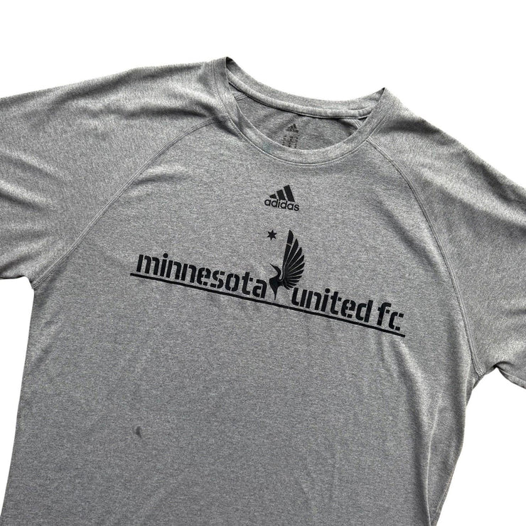 Minnesota United FC Adidas Grey Athletic T-Shirt Size Men&