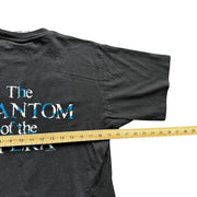 VTG Phantom Of The Opera Black Single Stitch Graphic T-Shirt 1986 Size Medium