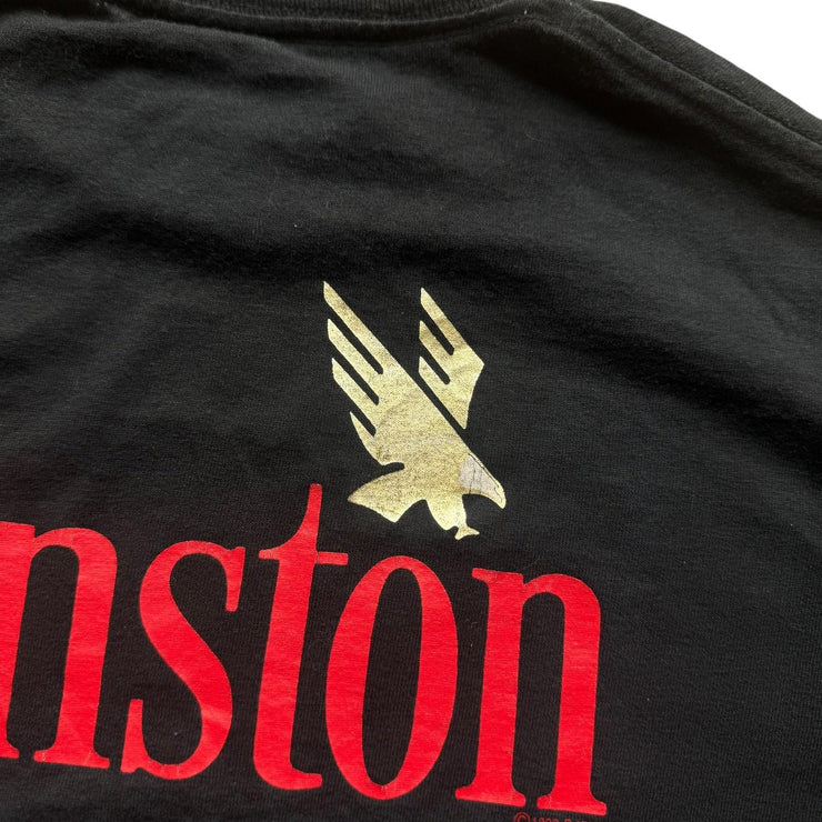 VTG Winston Racing Team Black Single Stitch Pocket Tee Gold Size XL