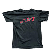 Vintage Single Stitch Old Master Q Hong Kong Black Graphic T-Shirt Size Medium