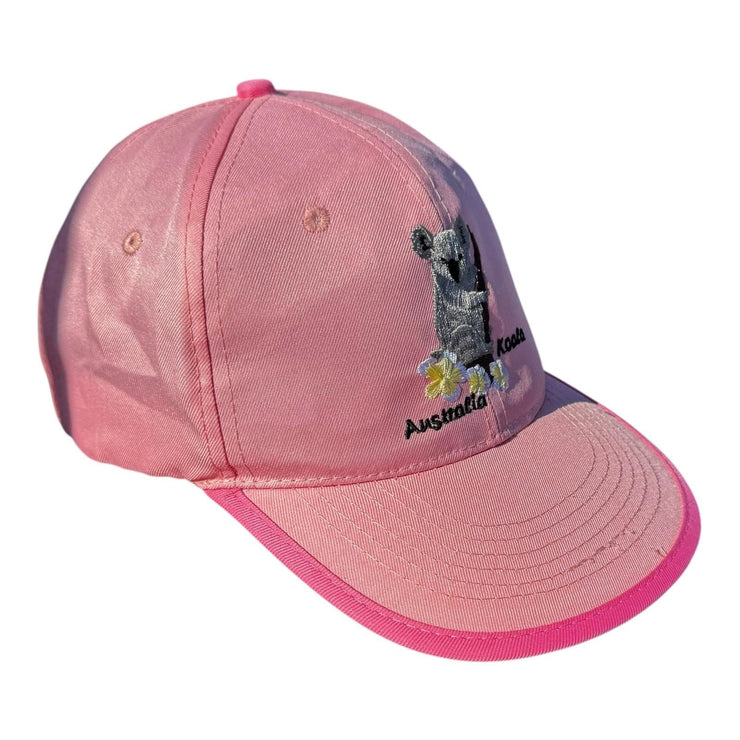 Cute Koala Bear Australia Pink Adjustable Baseball Cap