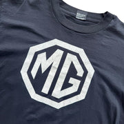 Vintage MG Automotive Cars Black Single Stitch Graphic T-Shirt Size XL