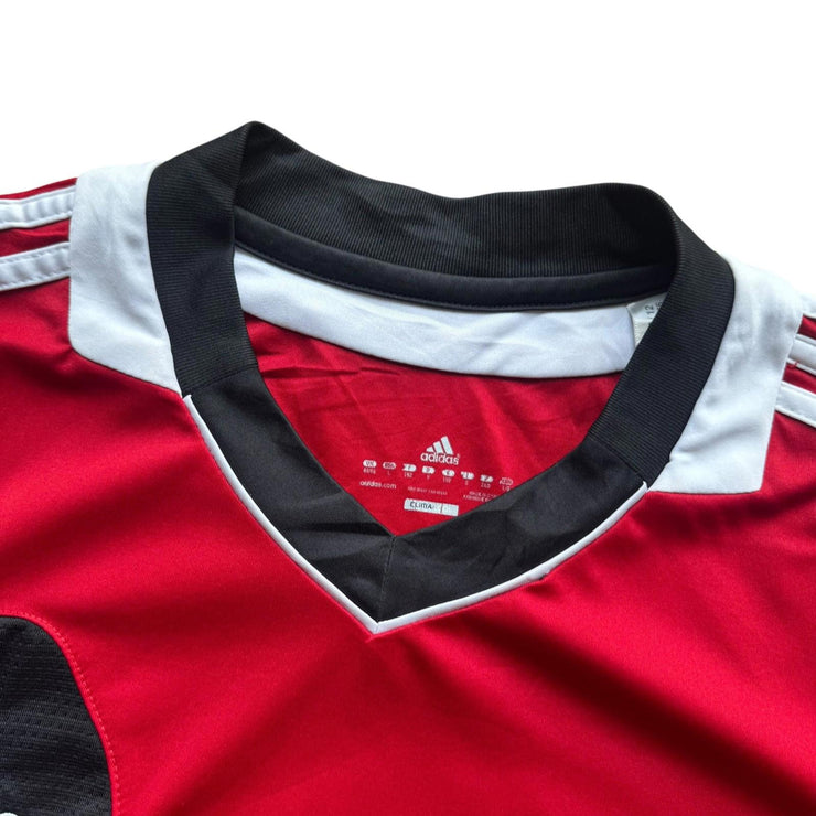 Adidas Red Blank Football Shirt Number 9 Size Men&