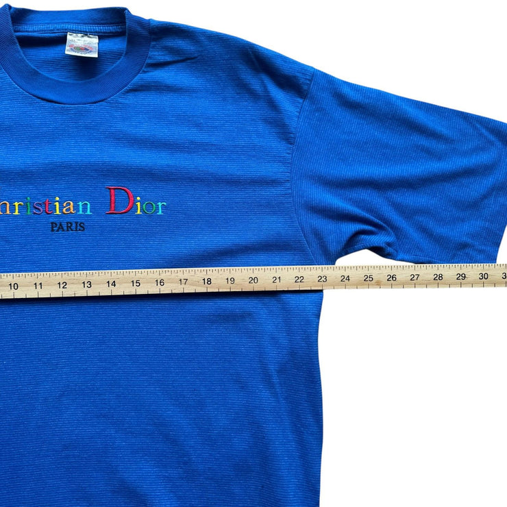 VTG Screen Stars Christian Dior Bootleg Single Stitch T-Shirt Size XL