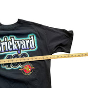 Vintage Brickyard 400 Winston Cup Nascar 1995 Black Single Stitch T-Shirt Size L