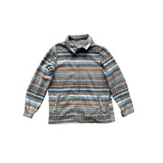 Cute Aztec Damart Patterned Fleece Full Zip Jacket Size UK 10