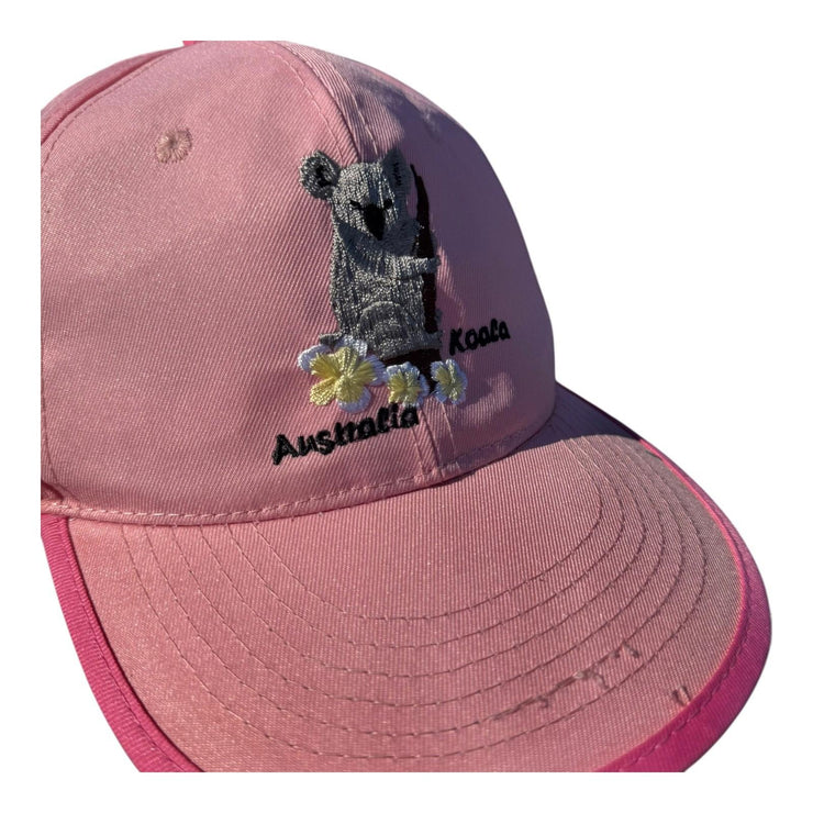 Cute Koala Bear Australia Pink Adjustable Baseball Cap