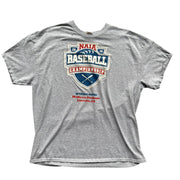 NAIA Baseball Championship 2018 Men's Grey Graphic T-Shirt Size XL