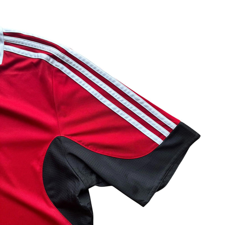 Adidas Red Blank Football Shirt Number 9 Size Men&