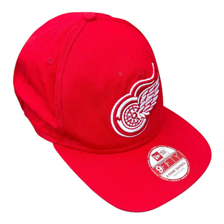 Detroit Red Wings Ice Hockey New Era 9Fifty A Frame Red Adjustable Snapback Cap