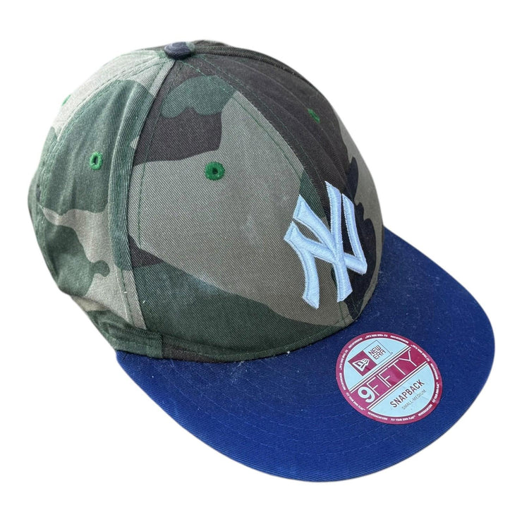 Vintage New Era New York Yankees Camo 9Fifty Snapback Small Medium