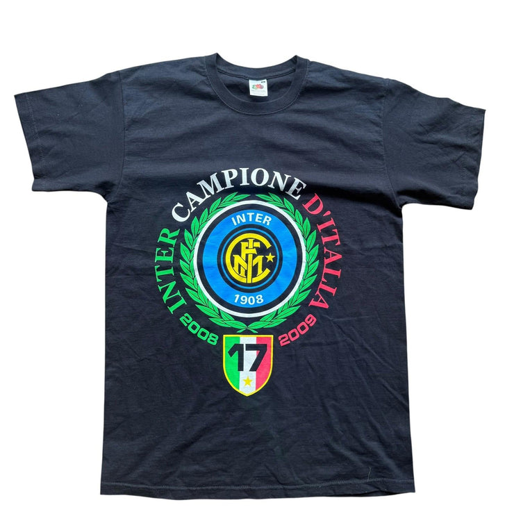 VTG Inter Milan Champions 2009 Ibrahimović Fruit of the Loom Graphic T-Shirt M