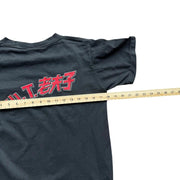 Vintage Single Stitch Old Master Q Hong Kong Black Graphic T-Shirt Size Medium