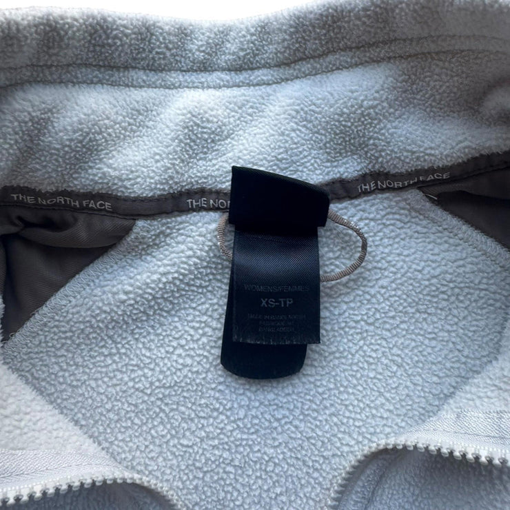 The North Face White Full Zip Fleece Jacket Size Women&