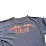 VTG Harley Davidson Y2K Grunge Biker Graphic T-Shirt Firebird Size Large