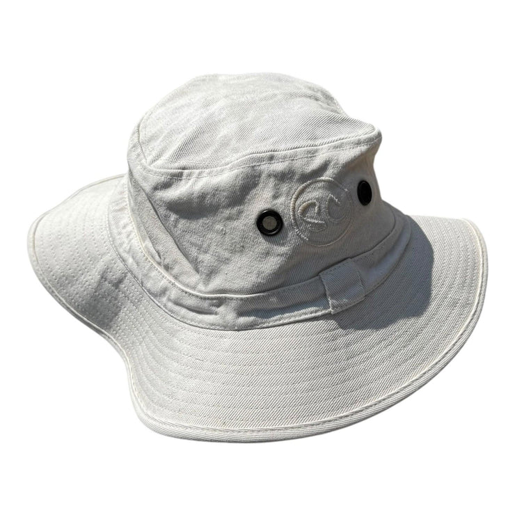 VTG Simon Charles Utility Cream Fishing Summer Bucket Hat One Size Fits Most