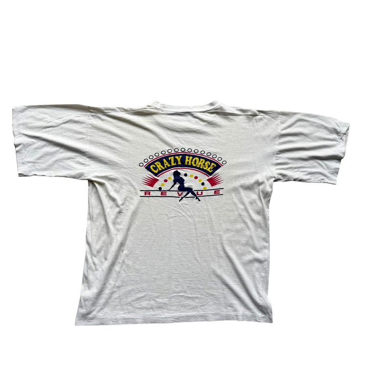 VTG Crazy Horse Australian Club Single Stitch Graphic T-Shirt Size Small