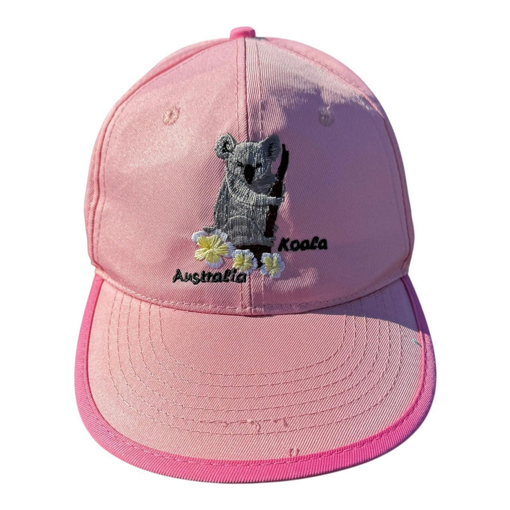 Cute Koala Bear Australia Pink Adjustable Baseball Cap