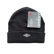 Men's Black Umbro Beanie Brand New With Tags