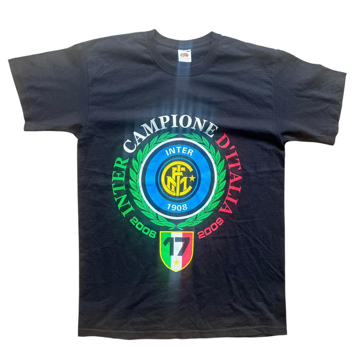 VTG Inter Milan Champions 2009 Ibrahimović Fruit of the Loom Graphic T-Shirt M