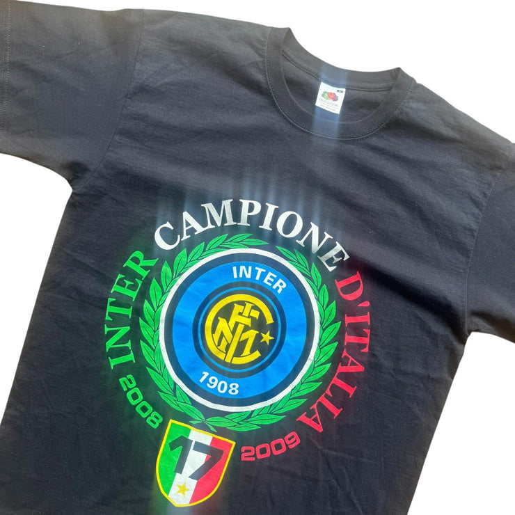 VTG Inter Milan Champions 2009 Ibrahimović Fruit of the Loom Graphic T-Shirt M