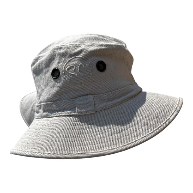 VTG Simon Charles Utility Cream Fishing Summer Bucket Hat One Size Fits Most