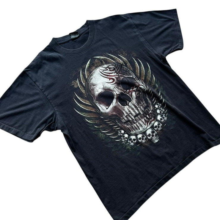 VTG Rock Eagle Tribal Native Skull Men&
