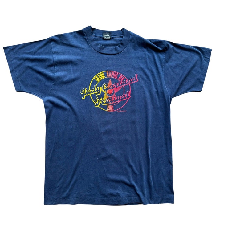 VTG Grand Rapids Judy Garland Festival 1989 Screen Stars Graphic T-Shirt Size XL